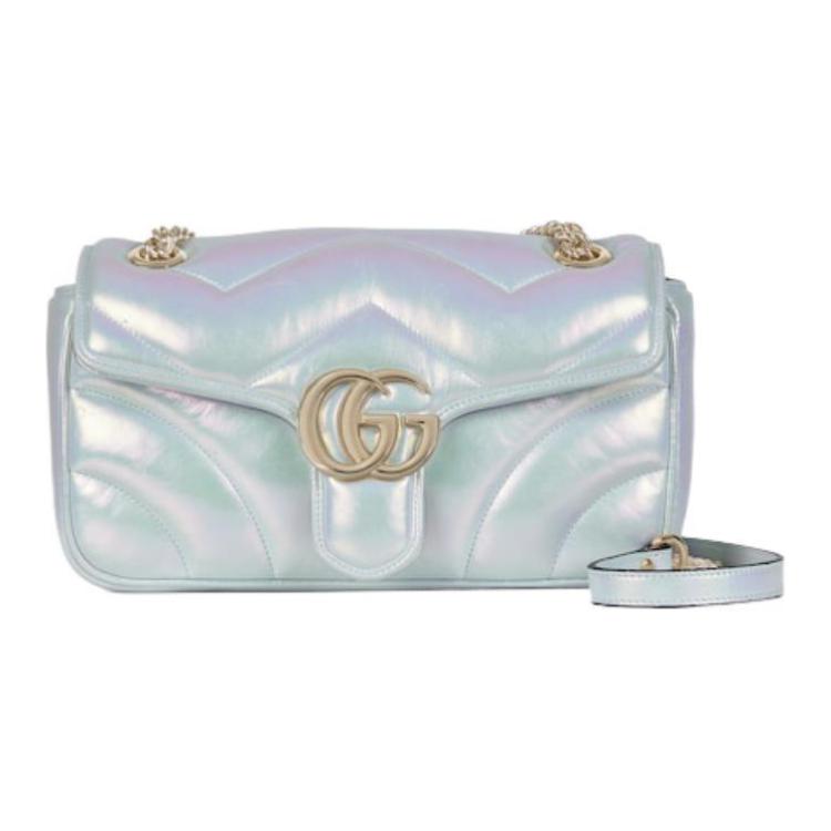 Женская сумка Gucci GG Marmont (синяя)