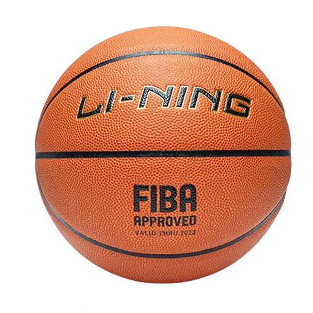 Li Ning Pu Basketball Orange Size 7 Ball Competition Unisex