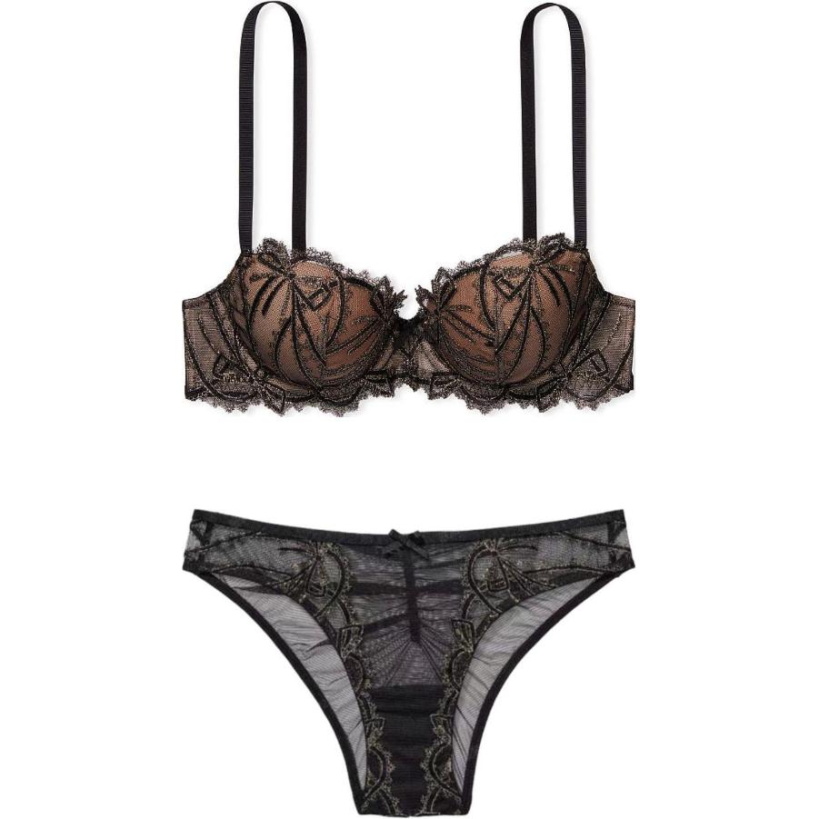 Женский комплект нижнего белья Victoria's Secret (черный)