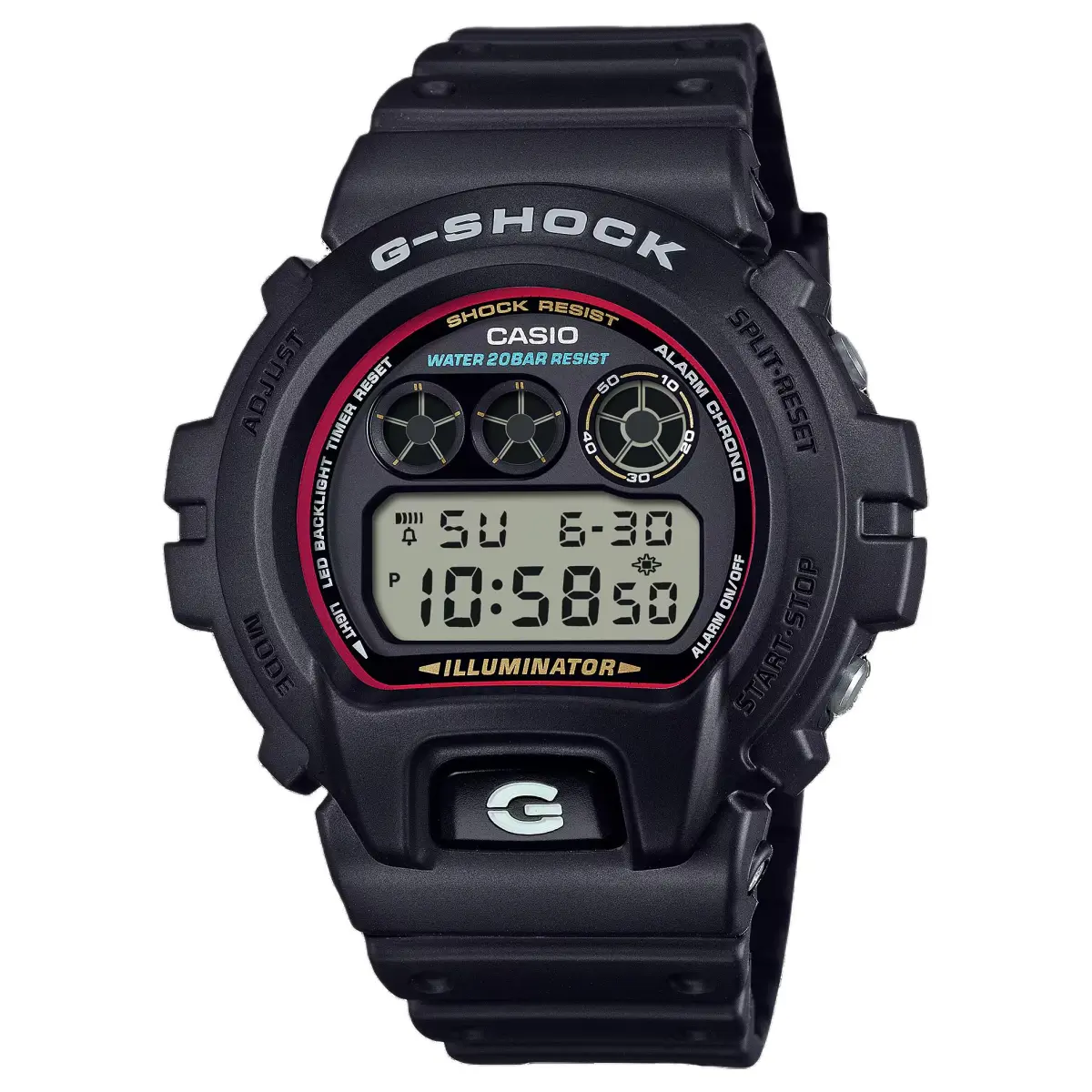 CASIO DIGITAL Quartz Movement Resin Strap Watch Unisex Gray Dial