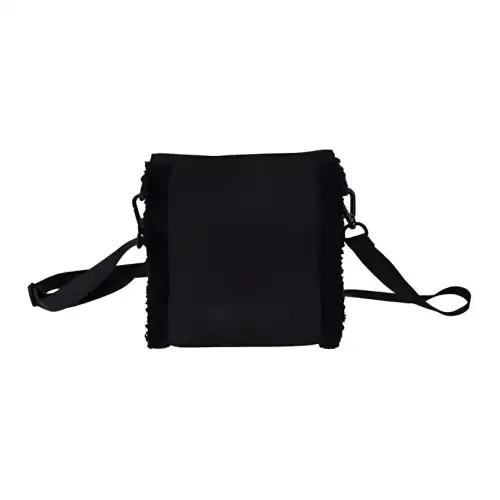 Anta Fabric Shoulder Bag, Crossbody Bag Regular Women's Basic Black