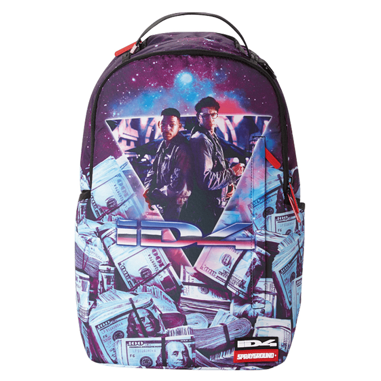 Рюкзак SPRAYGROUND с принтом (черно-разноцветный)