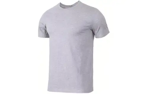 Jordan T Shirts Men's Gray Crew Neck Moderate Straight Fit