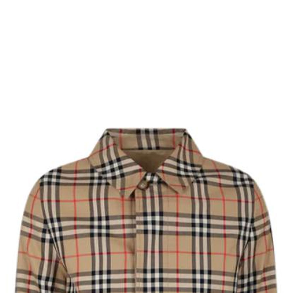 Пальто Burberry Double-breasted (бежевое) — фото 5