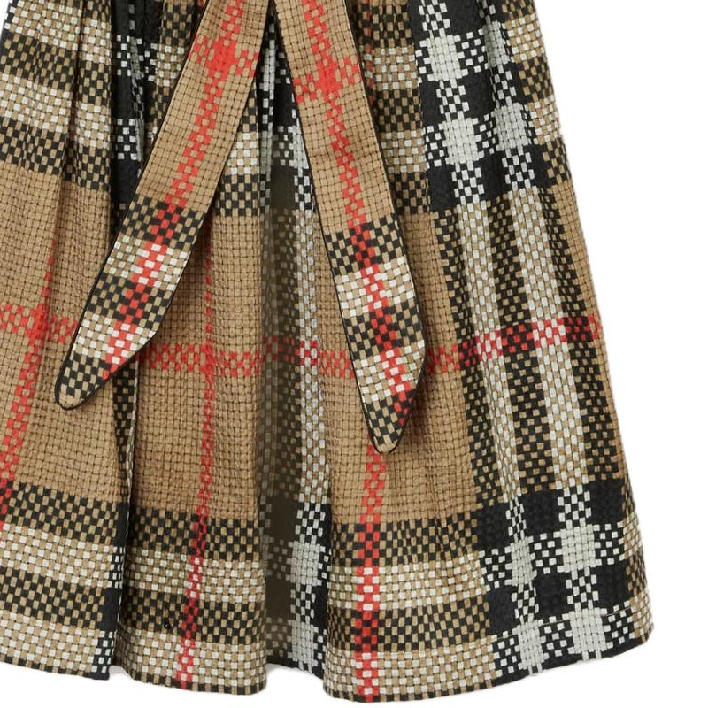Детское платье Burberry SS23 (бежевый) — фото 5