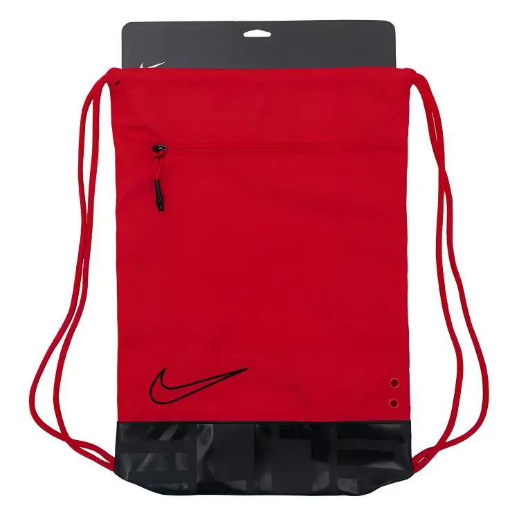 Nike Polyester Storage Bag, Basketball Bag, Backpack Regular Unisex Black Red