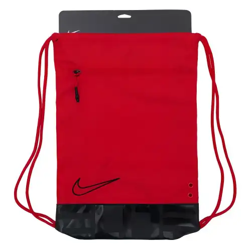Nike Polyester Storage Bag, Basketball Bag, Backpack Regular Unisex Black Red