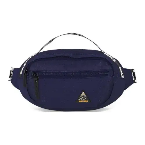 Skechers Casual Fabric Waist Bag Chest Bag Regular Unisex Navy Blue