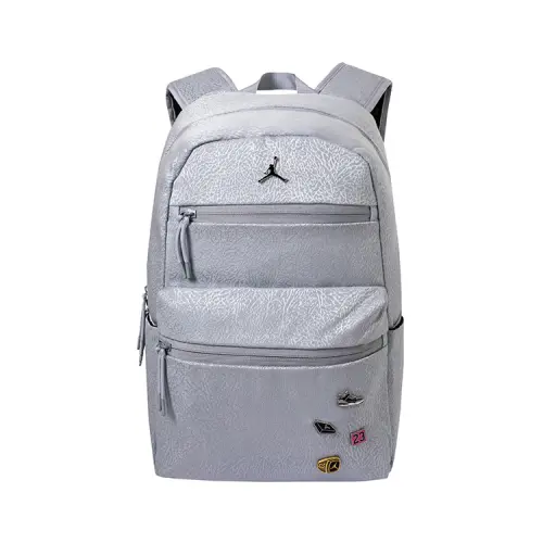 Jordan Polyester Backpack Unisex Concrete Gray
