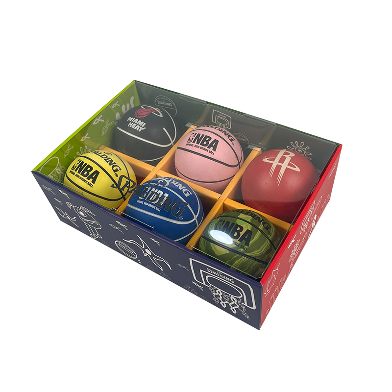 SPALDING Small Ball Collection Rubber Basketball Multicolor Mini Ball Training