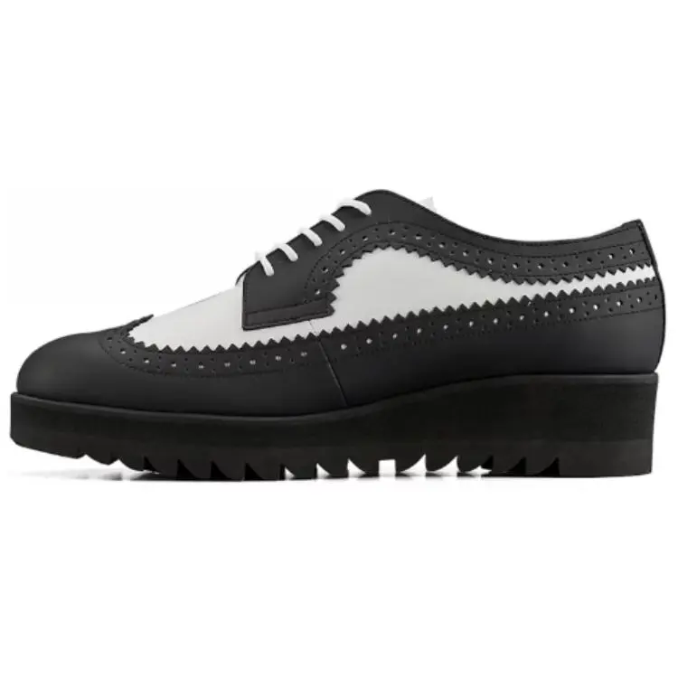 Onitsuka Tiger BROGUE Comfortable Slip Resistant Abrasion Resistant Low top Casual Shoes Women's Black White