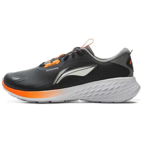 Li Ning Slip Resistant Abrasion Resistant Slip Resistant Abrasion Resistant Low top Sprint Running Shoes Men's