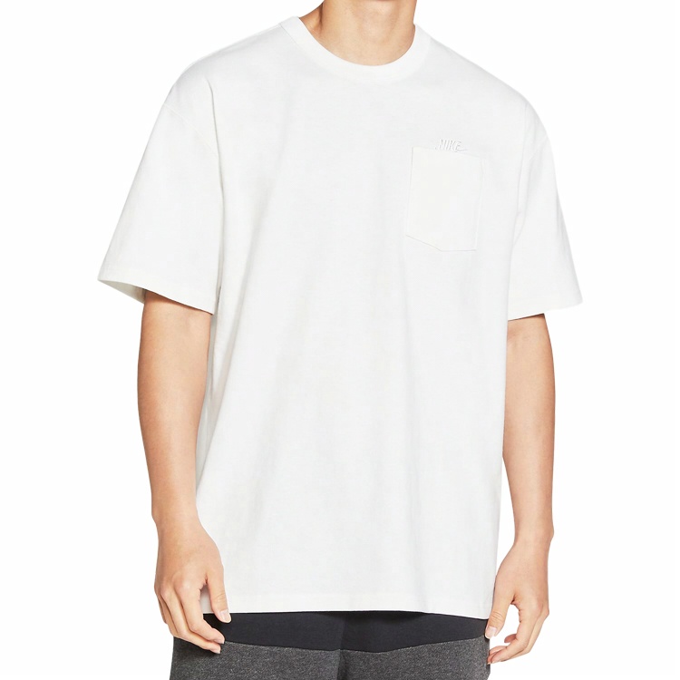 Мужская футболка Nike Sportswear Essentials (белая) — фото 3