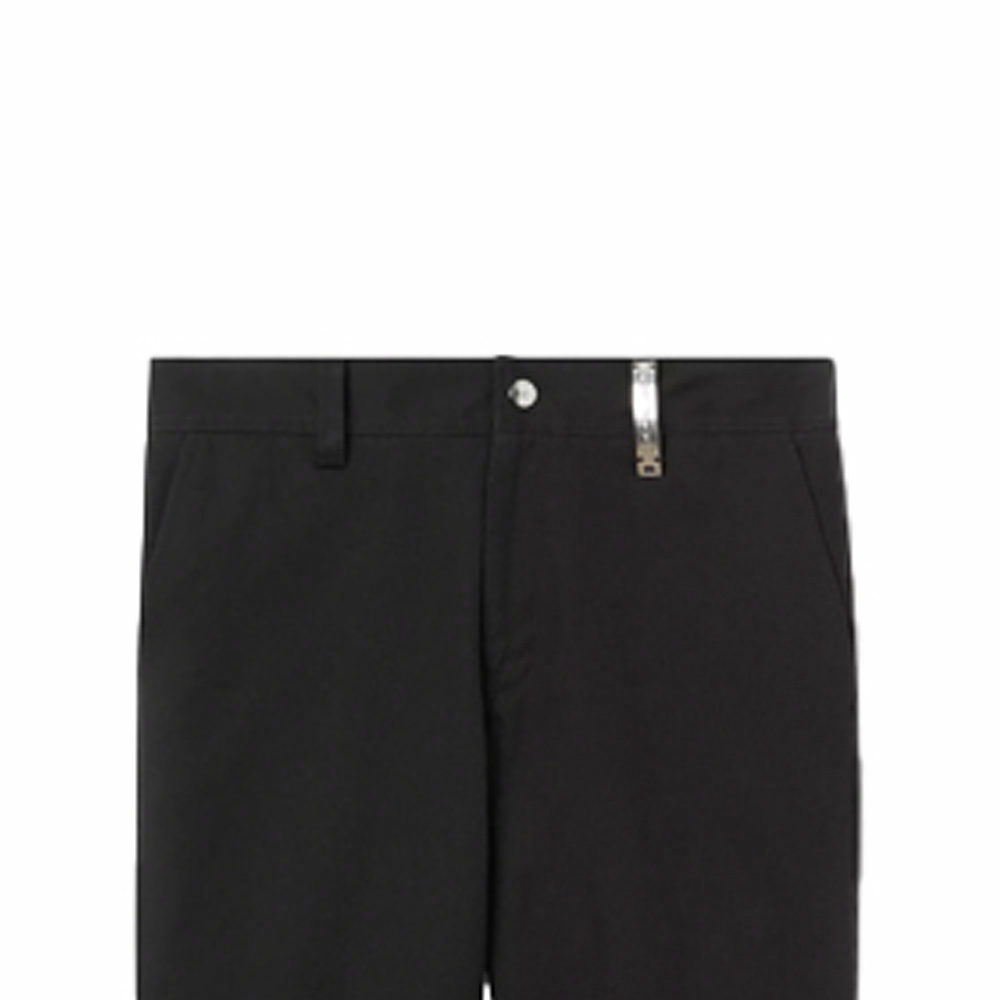 Мужские штаны Burberry Logo Trousers (черные) — фото 5