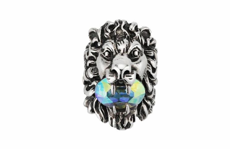 Кольцо Gucci Vintage Web (серое)