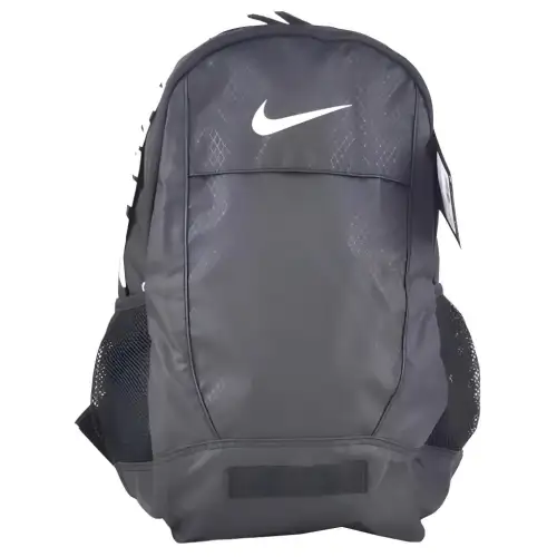 Nike Polyester Laptop Bag Backpack Regular Unisex Gray