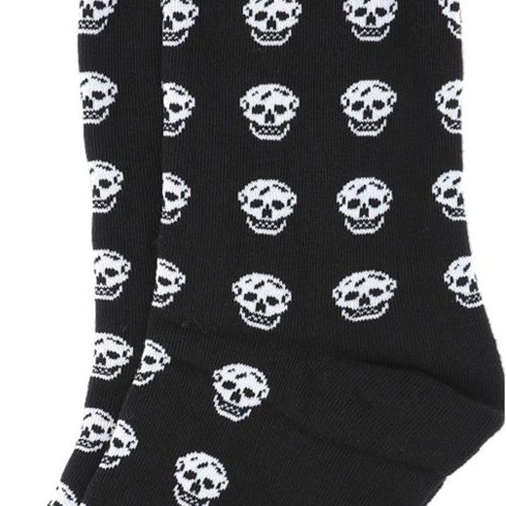 Alexander McQueen All Over Logo Detailed Socks