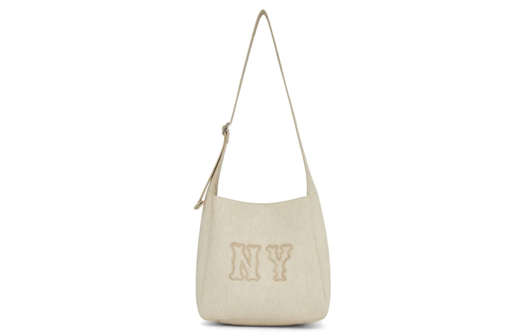 MLB Polyester Bucket Bag, Crossbody Bag Regular Unisex Sky Blue/Dark Cream
