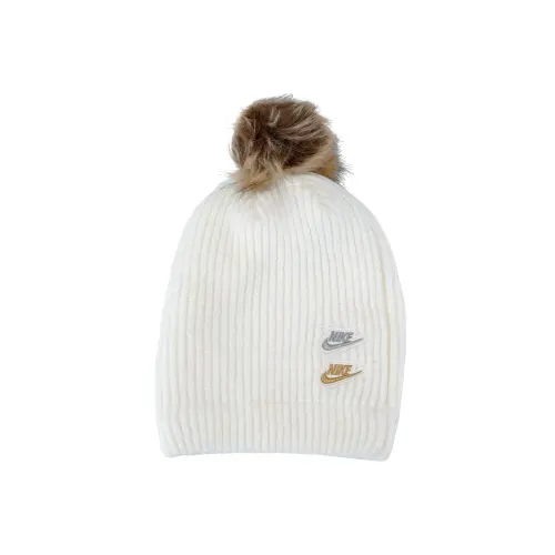 Nike Beanies Unisex Ivory White