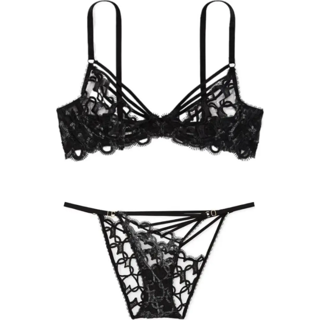 Victoria's Secret Underwear Set Women's Black