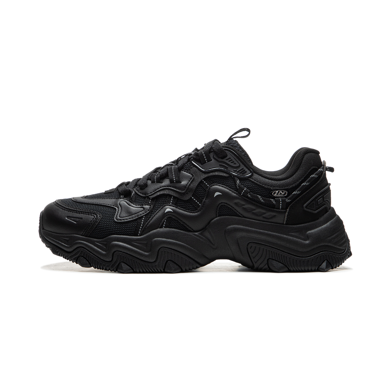 Li Ning Cat Paw Lite 2 Fashion Trend Cushioning, Wear Resistant Low top Casual Shoes Men's Black