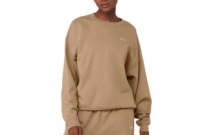 alo yoga ACCOLADE CREW NECK PULLOVER JISOO
