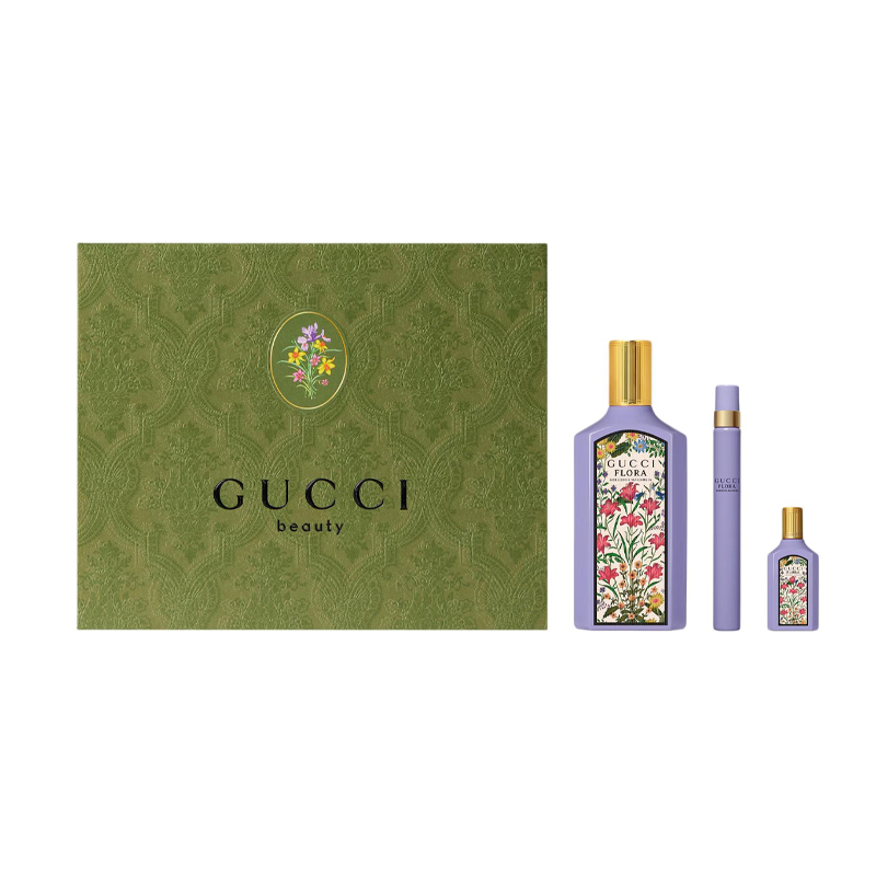 GUCCI Gucci, gift box, perfume, set with jasmine, 5 ml, 10 ml, 100 ml