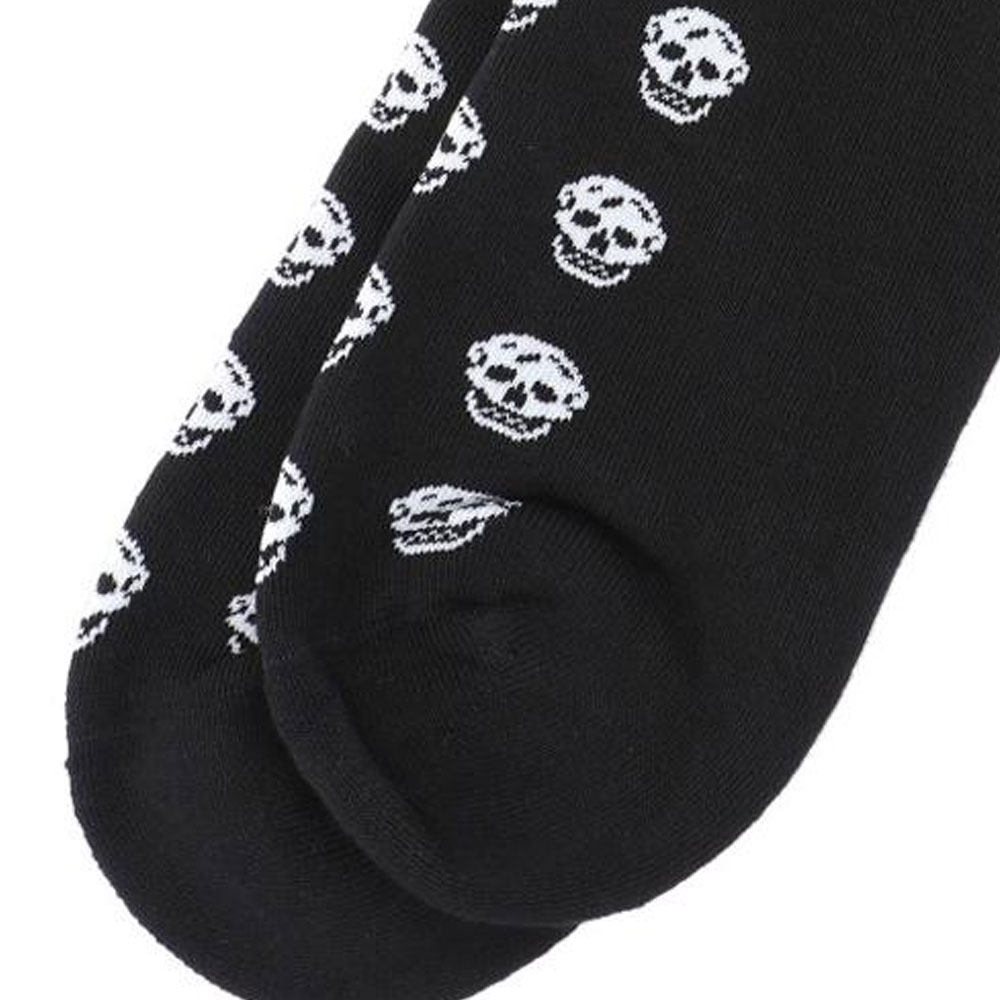 Alexander McQueen All Over Logo Detailed Socks
