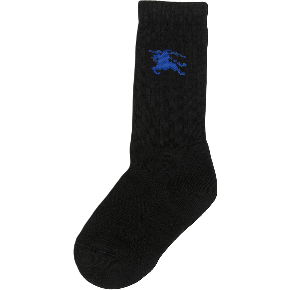 Burberry SS24 Crew Socks Women’s 1 Pack Black