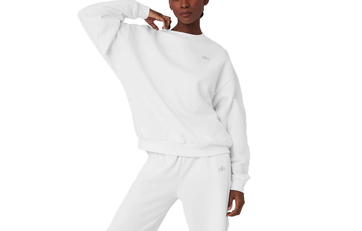 alo yoga ACCOLADE CREW NECK PULLOVER JISOO