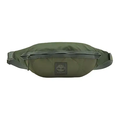 Timberland 5.8L Crossbody Bag Fanny Pack Fabric With Nylon Army Green Unisex