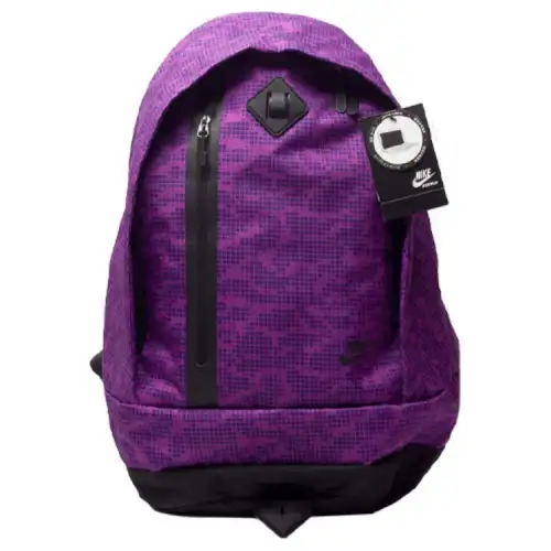 Nike Polyester Backpack Regular Unisex Purple