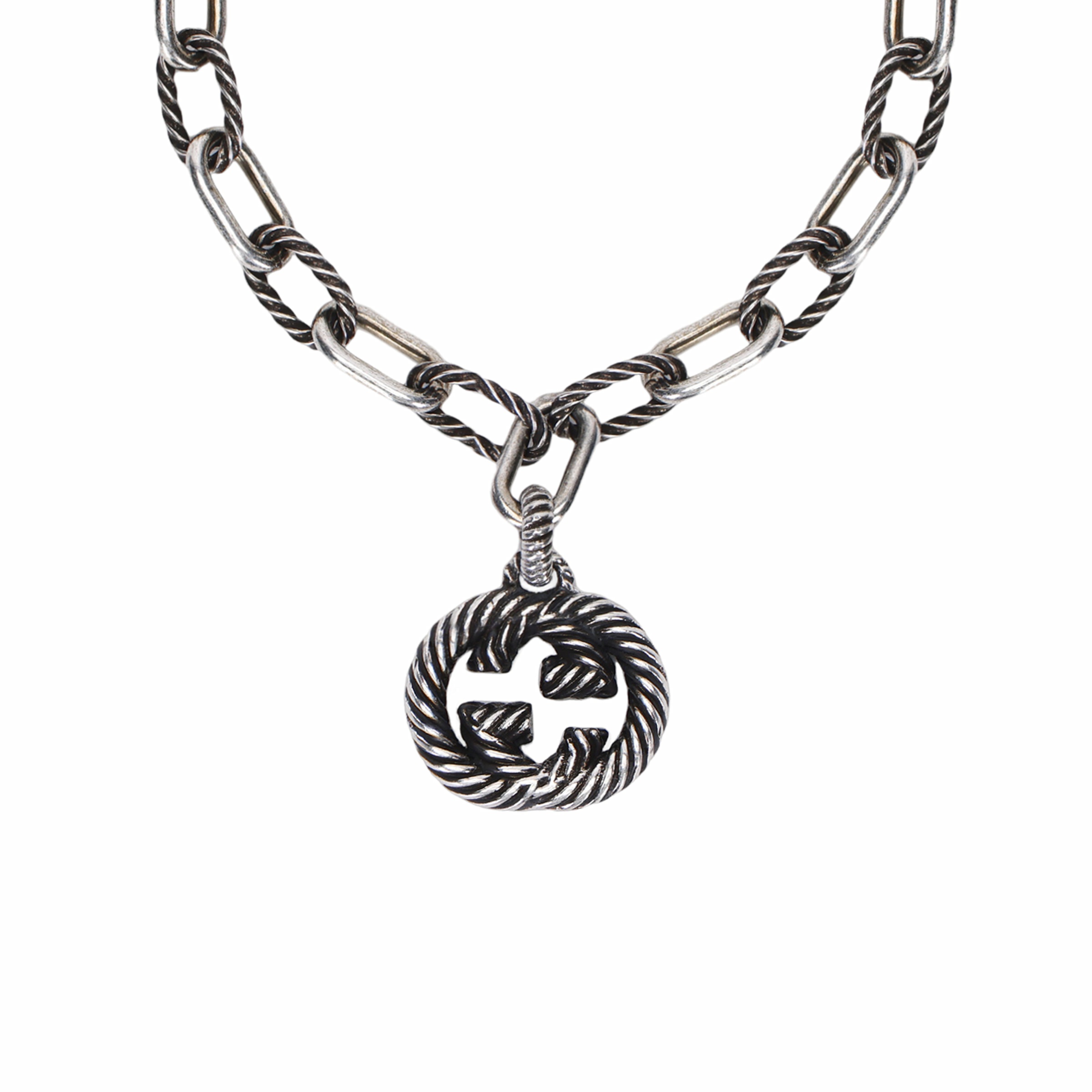 Мужской браслет Gucci 607158-J8400-0811 (серебристый) — фото 3
