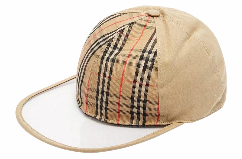 Кепка Burberry 4078433 (желтая в клетку)