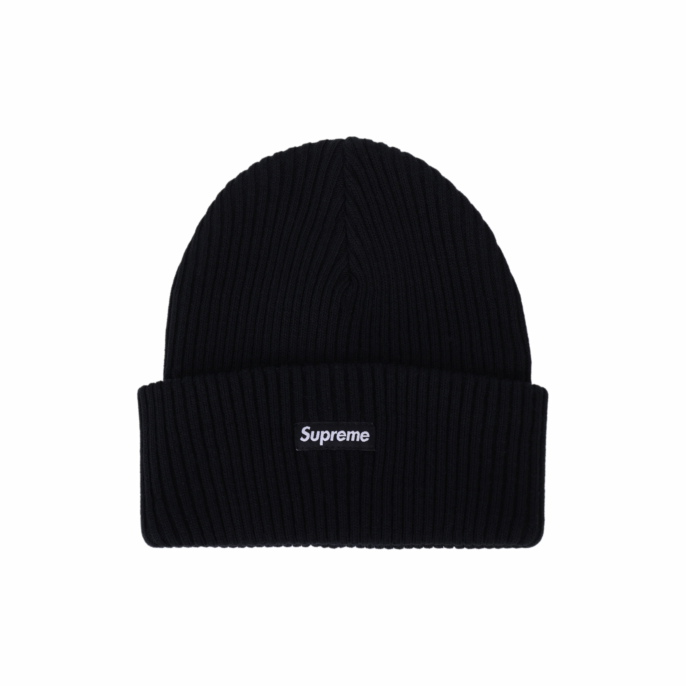 Шапка Supreme FW20 Week 7 Wide Rib Beanie (черная) — фото 2