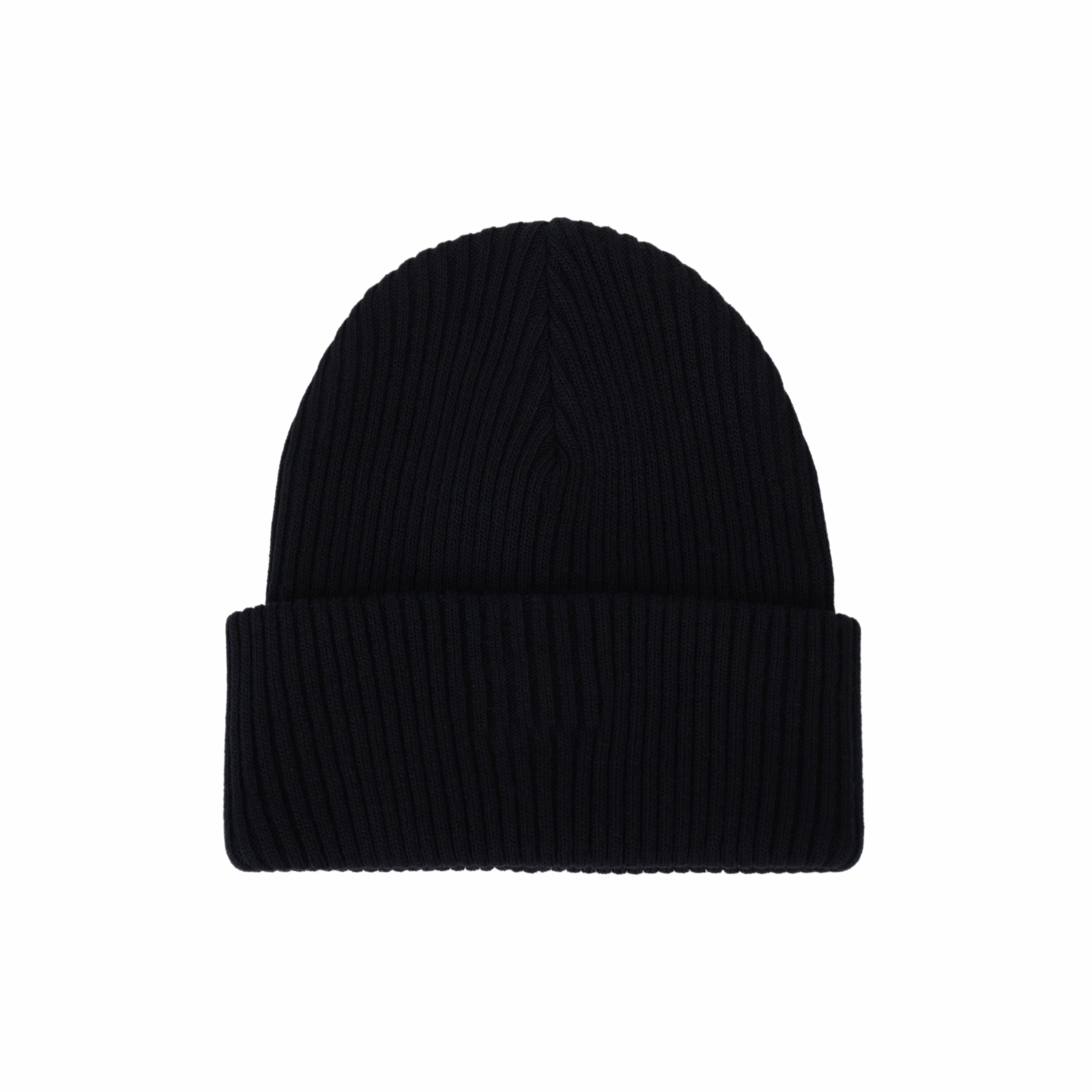 Шапка Supreme FW20 Week 7 Wide Rib Beanie (черная) — фото 3