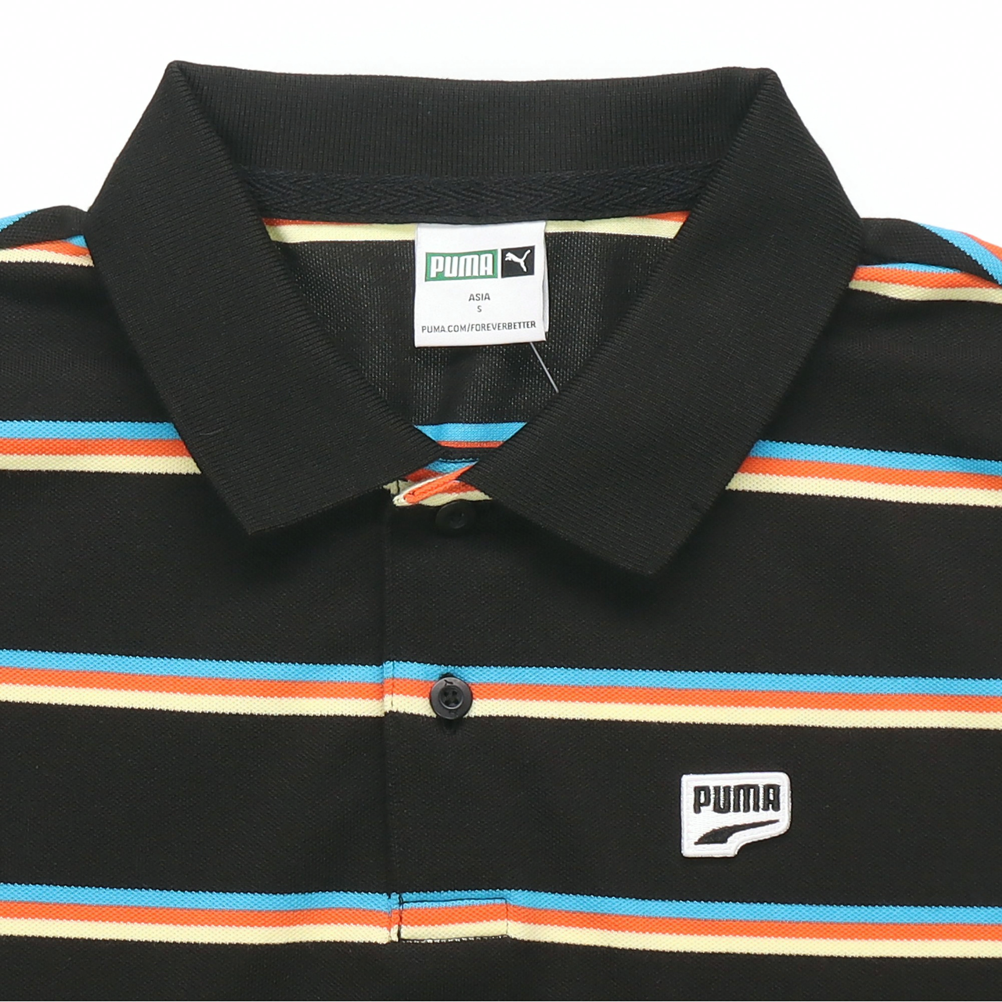 Мужские футболка PUMA Polo (черный) — фото 6