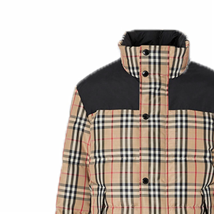 Мужская куртка Burberry (бежевая) — фото 5