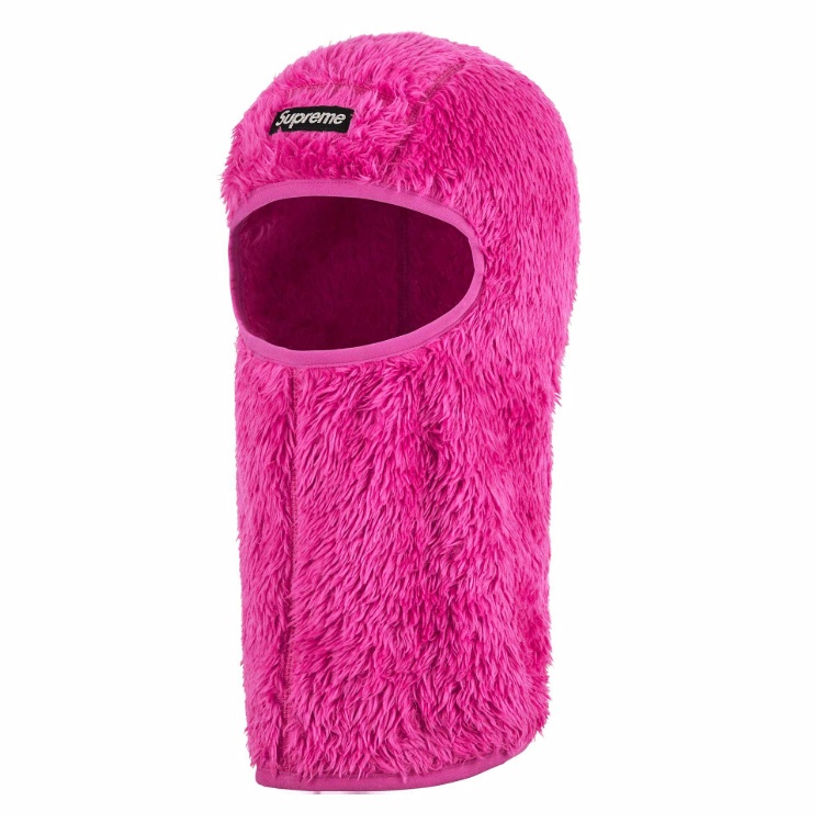 Балаклава Supreme Supreme FW24 WEEK 19 Fuzzy Balaclava (розовая)
