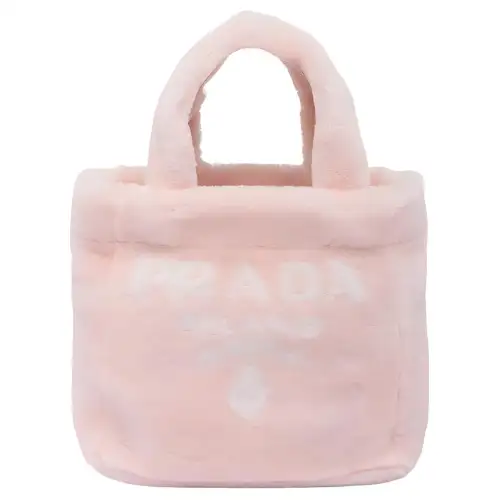 PRADA Shearling Shoulder Bag, Crossbody Bag, Handbag Women's Pink