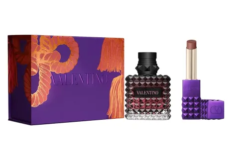 Valentino New Year Limited Adventure Miss Wilderness Purple Stud Lipstick