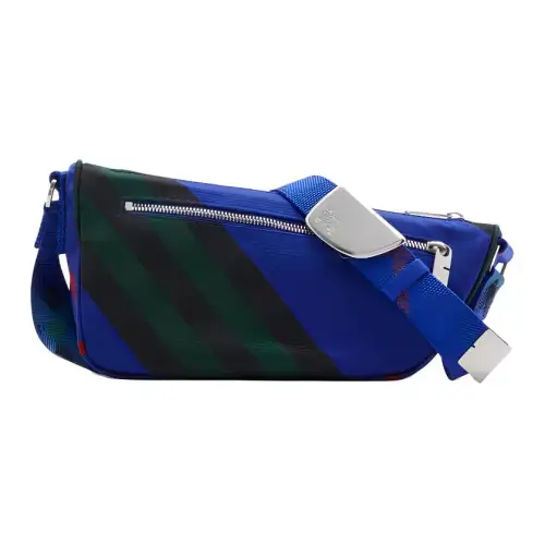 Burberry Shield Polyester Messenger Bag, Shoulder Bag, Crossbody Bag Small Men's Knight Blue