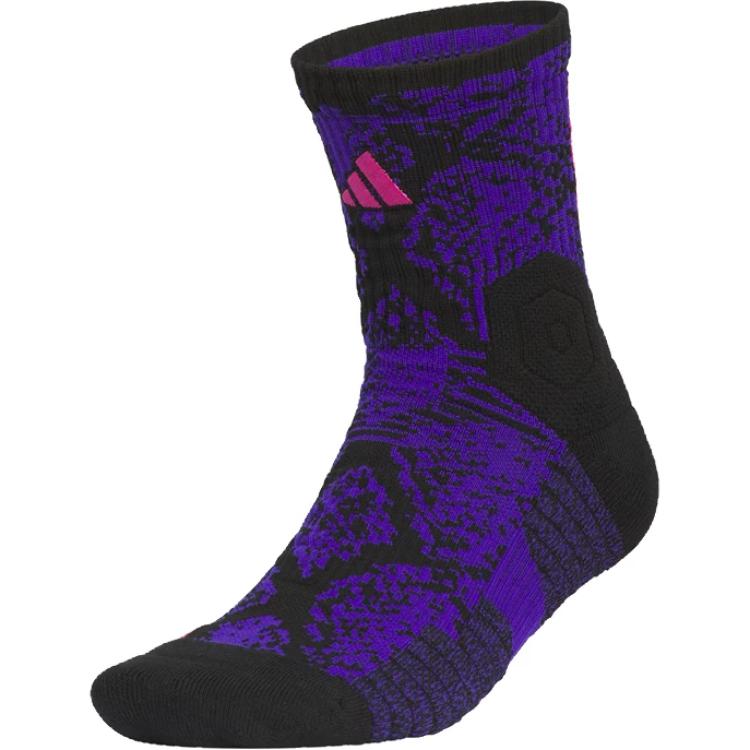 Adidas SLCT MID CREW S Crew Socks Unisex 1 Pack Purple Black