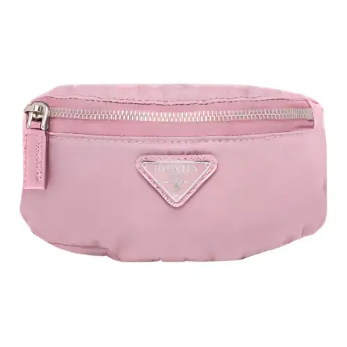 PRADA Fabric Clutch Mini Men's Pink