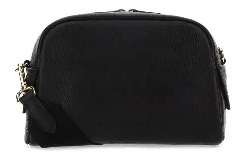 PRADA Leather Crossbody Bag Women's Black