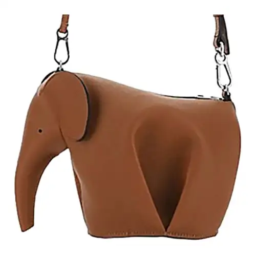 LOEWE Cow Leather Crossbody Bag, Shoulder Bag Mini Women's Caramel