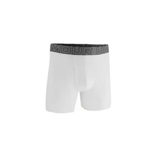 Under Armour PerformanceBoxerjock Boxer Briefs Men's 3 Pack White
