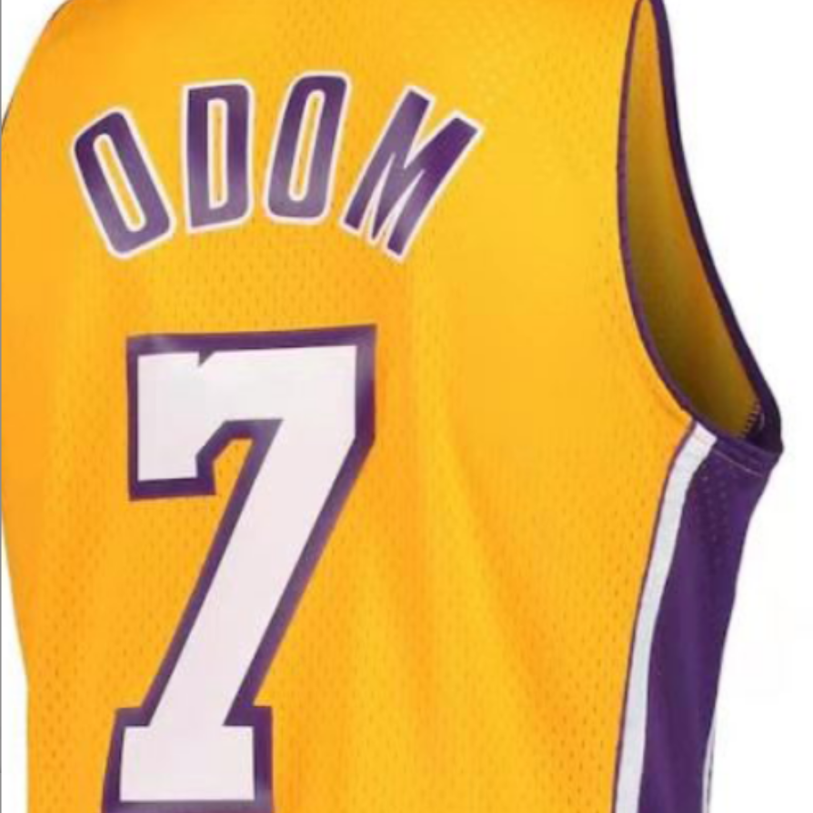 Mitchell Ness Basketball Jerseys Men’s Yellow Moderate Straight Fit