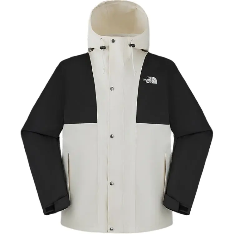 THE NORTH FACE Urban Exploration Waterproof, Windproof, And Abrasion Resistant Windbreaker Jacket Men's Dune White