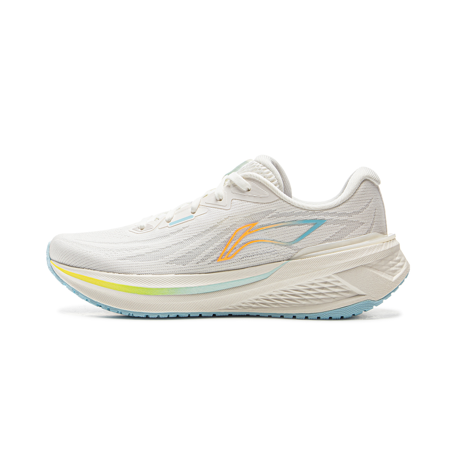 Li Ning My Leap 3.0 Cushioning Breathable Low top Casual Long Distance Running Shoes Women’s Mist White